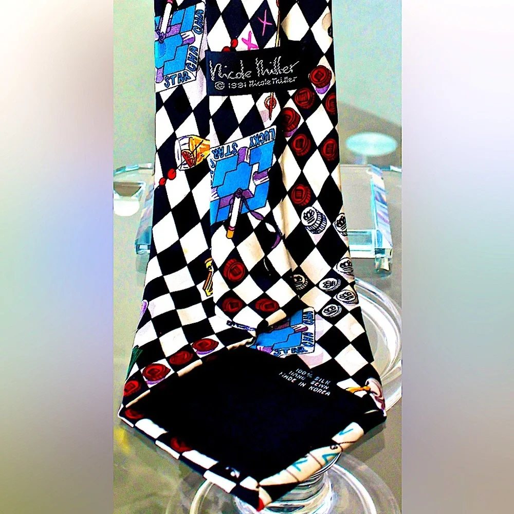 NICOLE MILLER MENS TIE 1991 VINTAGE 